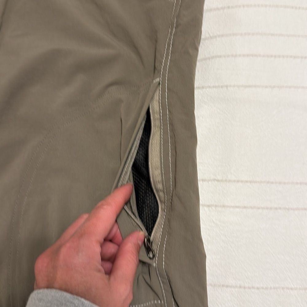 Men's Kuhl Renegade Dark Kahki Pants 34X32 - Picture 4 of 7